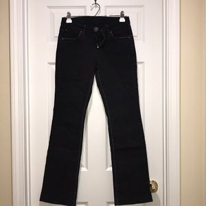 LIKE NEW SONIA BOGNER BLACK STRAIGHT JEANS SIZE 6